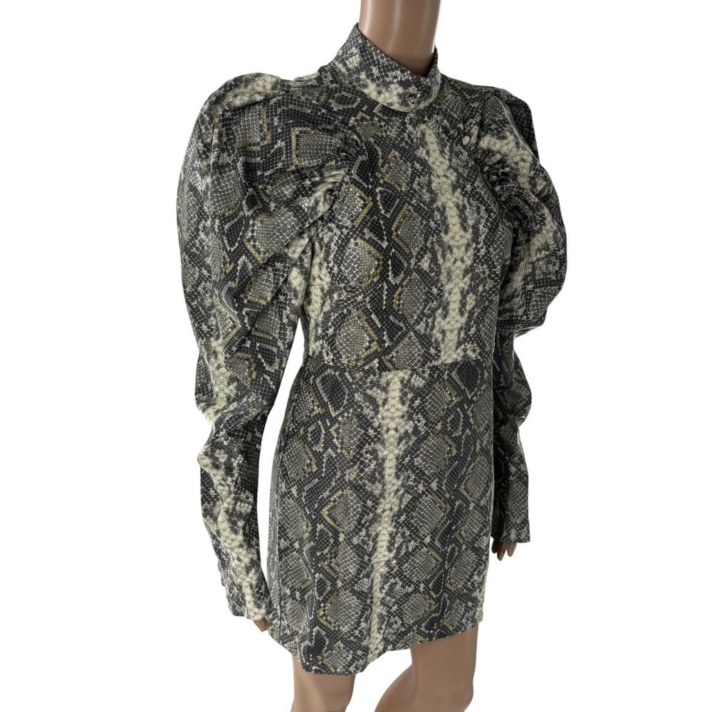 Rotate Birger Christensen Python Snake Print Kim … - image 6